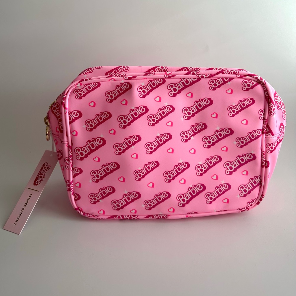 NWT Stoney Clover Lane BARBIE large Toiletries/Makeup Bag - Picture 2 of 5